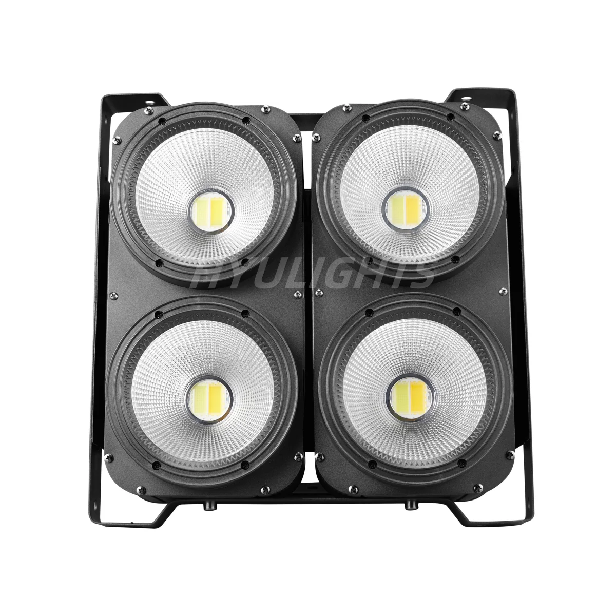 1/2/4 Pcs 4 Eyes Led COB Blinder Lights 4x100W 400W Par Cool White&ampWarm White Wash Beam DJ DMX 512 Strobe Stage