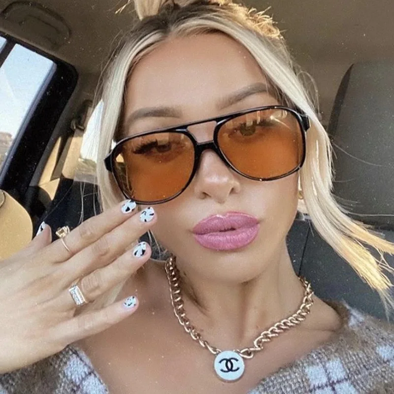 vintage glasses brand designer men oversized trend eyewear uv400 sunglasses women shades high quality popular hot sale free global shipping