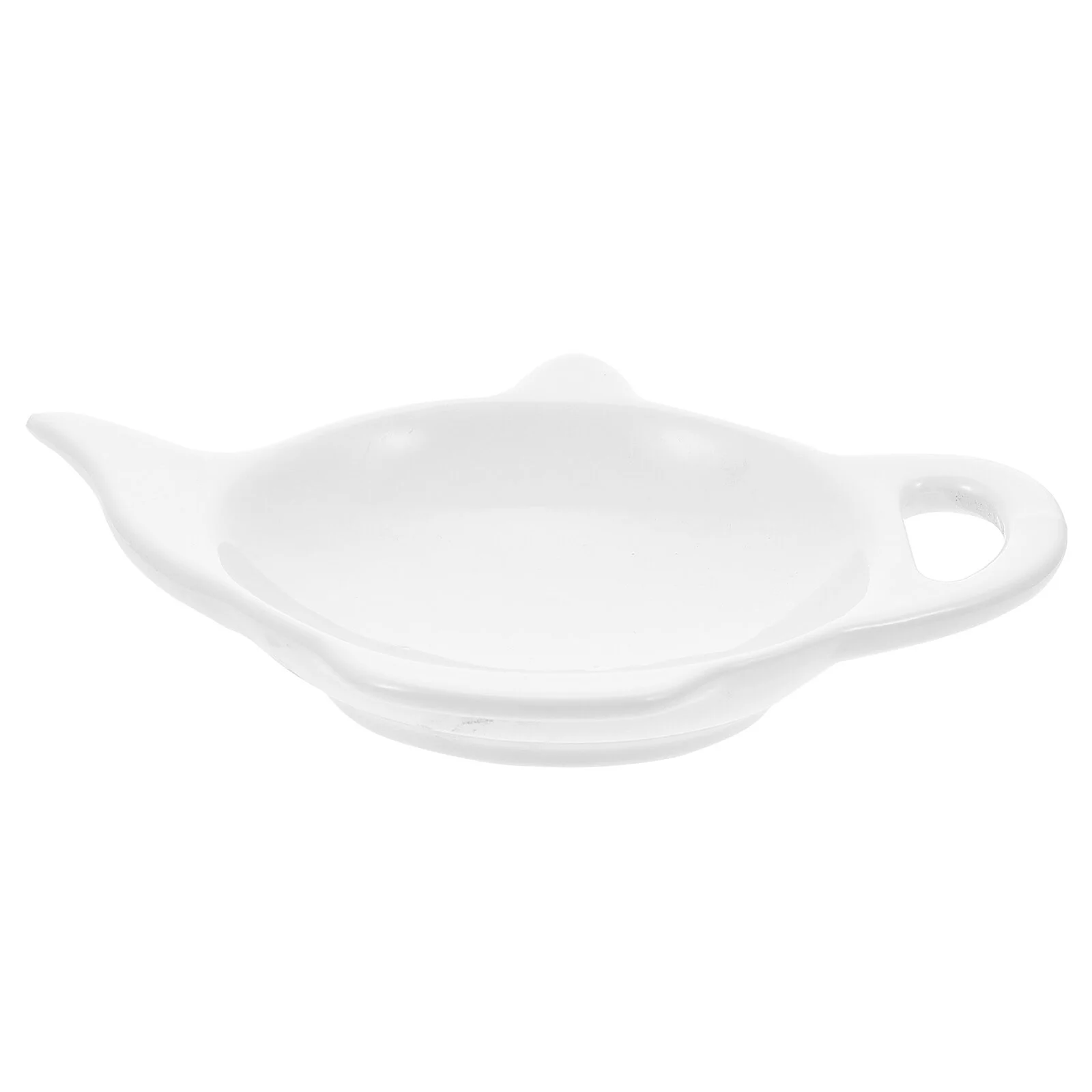 

Condiment Spoons Utensils Teabag Dish Porcelain Decorative White Ceramics Multi-function Coaster