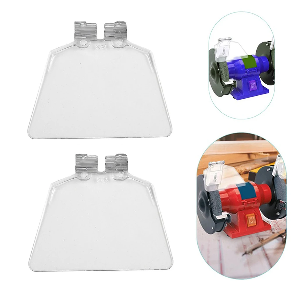 

2pcs Eyeshield Eye Shield Guard Protector Transparent Guard Bench Grinder Eye Protection Shields For Bench Type 125 Grinders