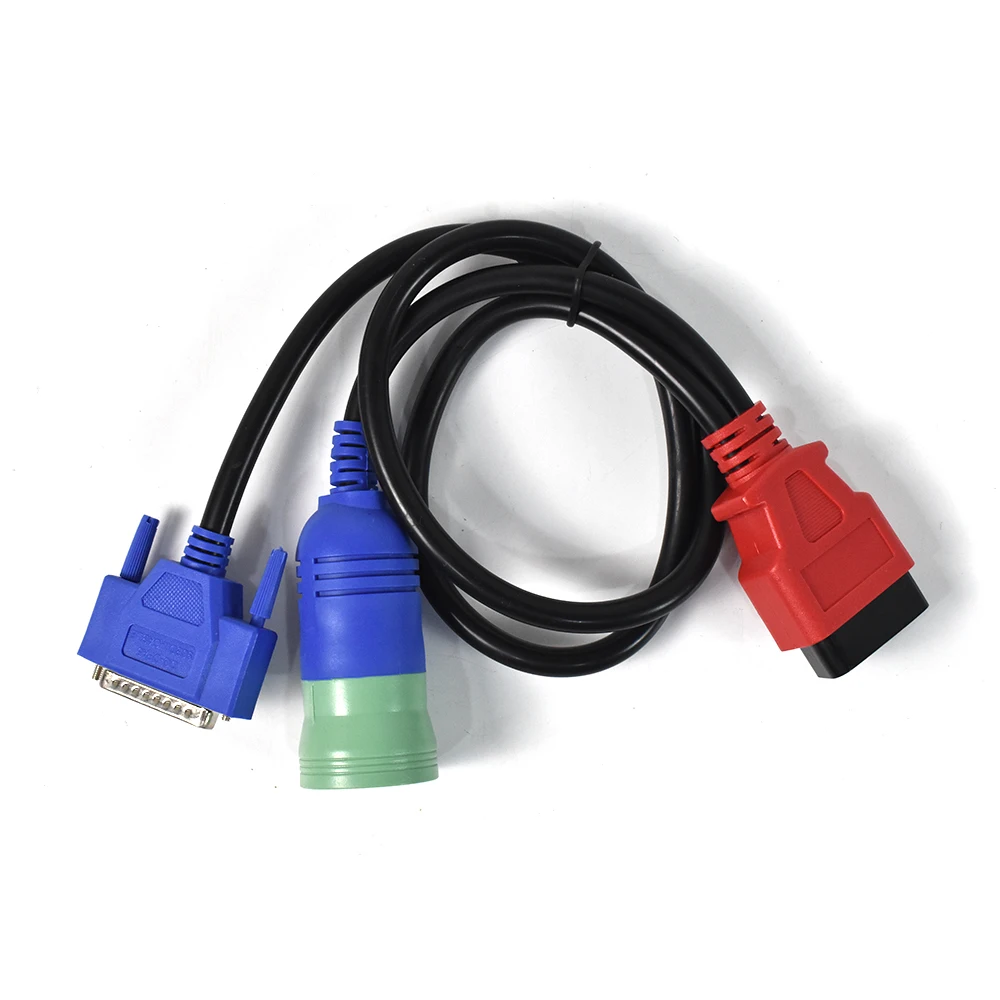 OBDII + 9 Pin Cable for DPA5 universal Heavy Duty Truck Diagnostic tool OBDII 9Pin To 16 Pin OBD Diagnostic Connector