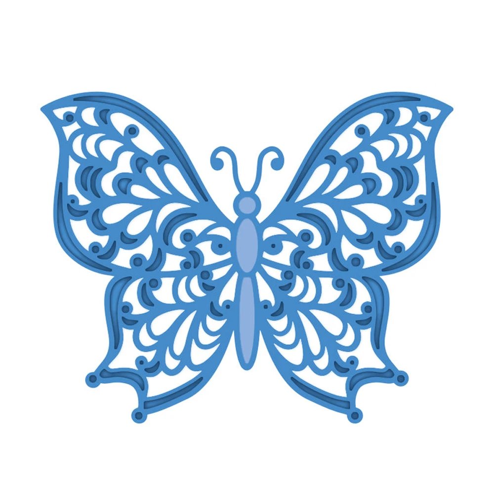 

Butterfly Metal Cutting Dies Stencil for Diy Scrapbooking Album Decoration Embossing Die Cut Template Mold Cards Making New 2023