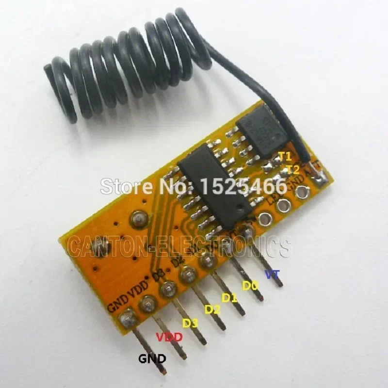 Комплект беспроводного декодирования 433 МГц радиочастотный пульт