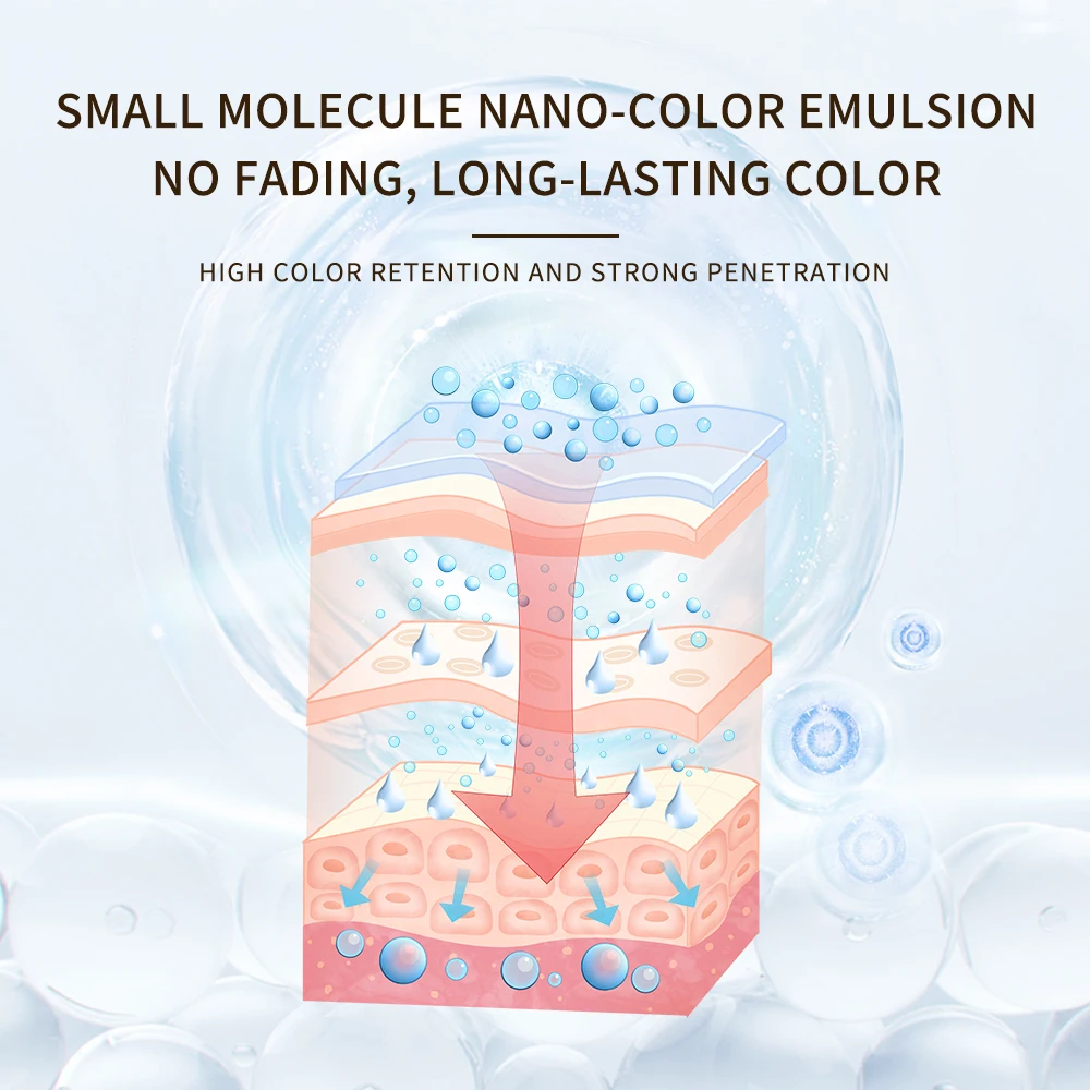 Чернильный пигмент AIMOOSI для полуперманентного макияжа бровей и губ 3 мл 18 цветов