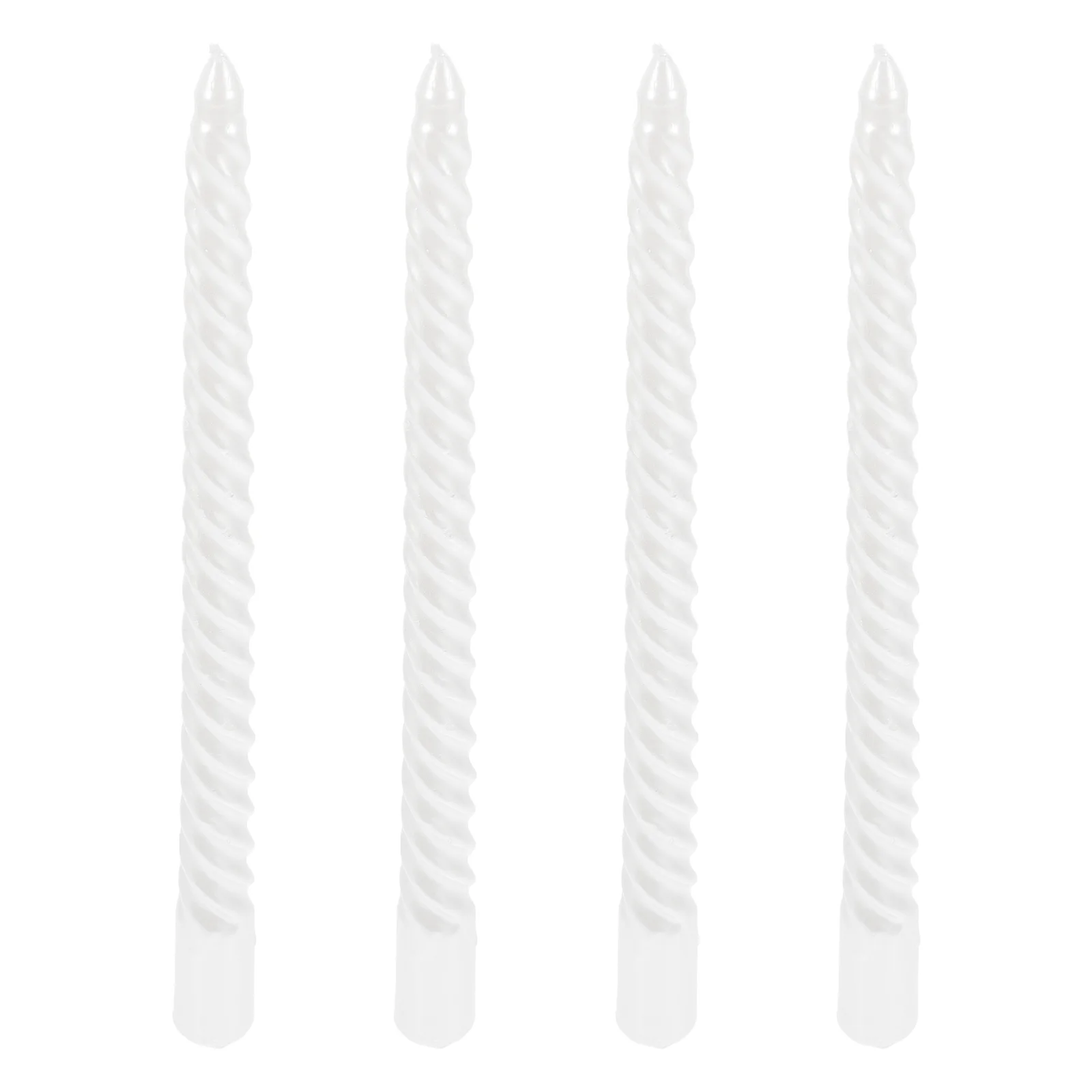 

Candledinner Twisted Wedding Taper Christmas Smokeless Decor Dripless Decorative Unscented Tapered European Pole Scent Fireplace
