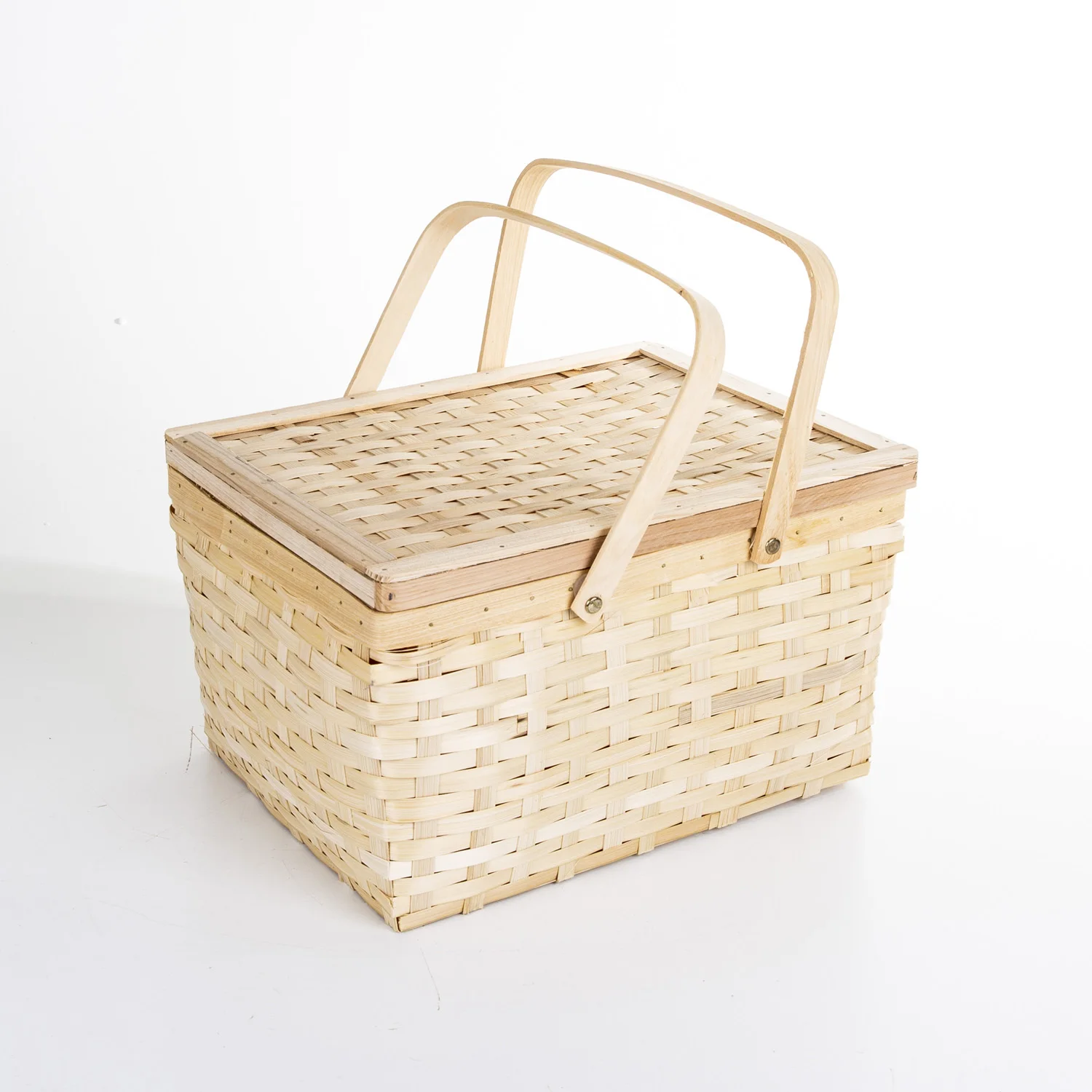 

Veramaya bamboo picnic basket 37x22x29 Cm