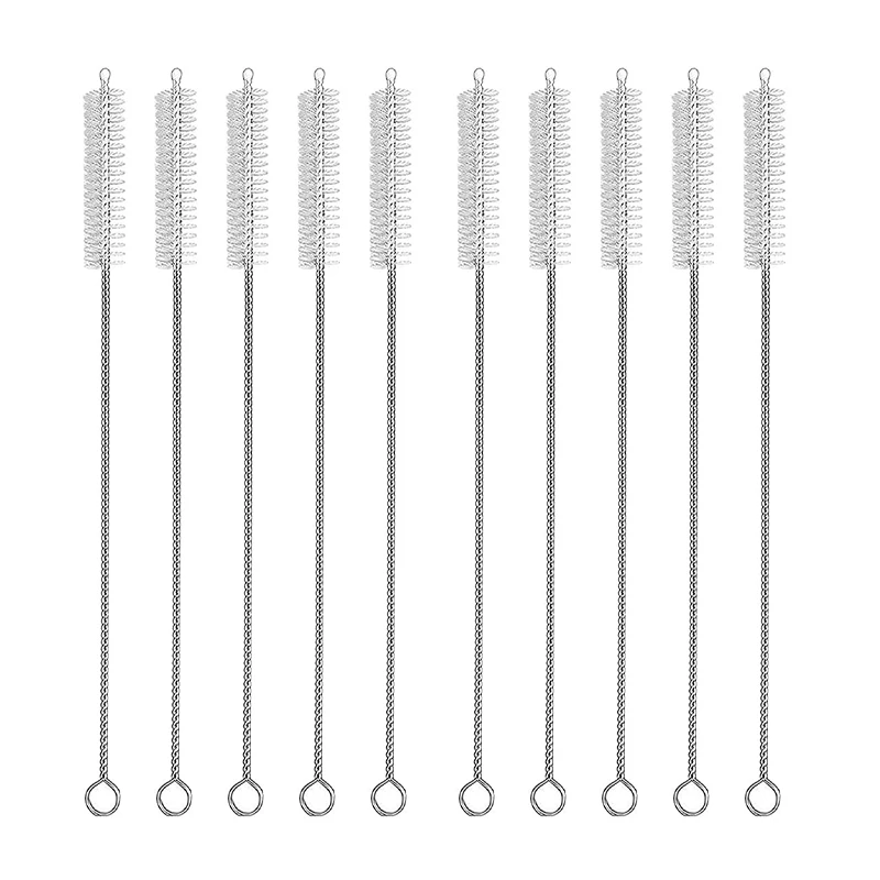 1/5/10Pcs Straw Cleaner Brush Pipe Cleaners Long Straw Brush for Sippy Cup Water Bottle and Tubes Drinking Straw Cleaning Brush