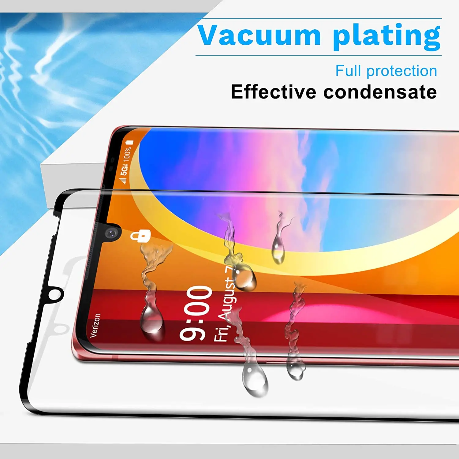 2Pcs 3D Full Cover Curved Screen Protectors For LG Velvet G9 5G For LG Velvet LG Wing 5G Tempered Glass Protective Film