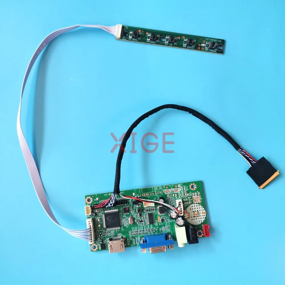 Фото Для LTN133AT23 LTN133AT27 ЖК-матричный драйвер, плата контроллера, HDMI-совместимый комплект, дисплей для ноутбука, 1366x768 LVDS, 40-контактный VGA 13,3 дюйма №1