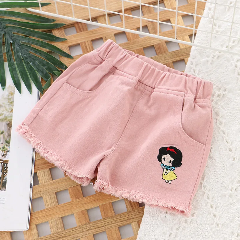 New Summer Fashion Girls Soft Denim Pocket Short Jeans Pants Baby Casual Trousers Kids Shorts Children's Clothing For 2-12 images - 6