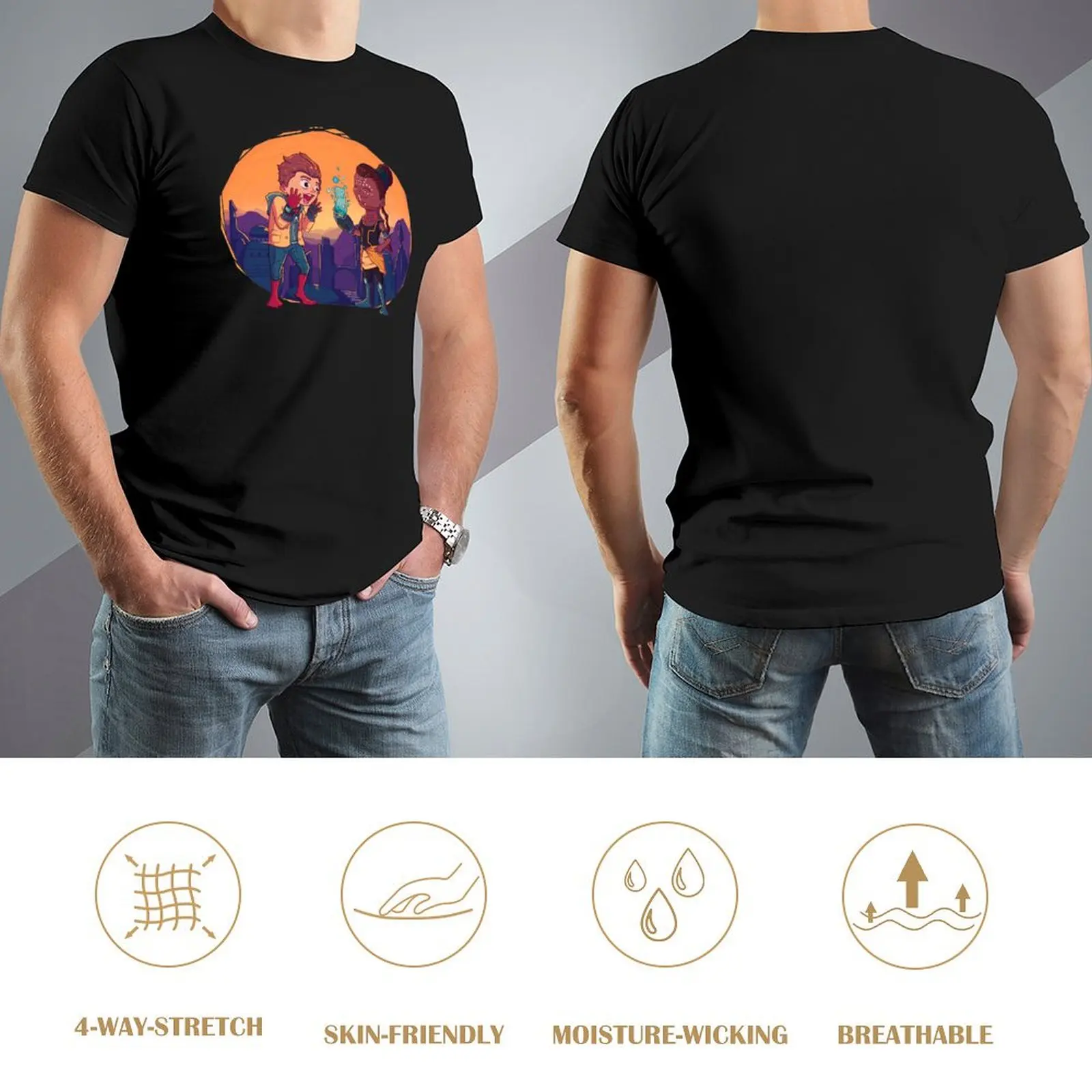 Футболка Шари и Питер футболка большого размера эстетичная одежда мужские