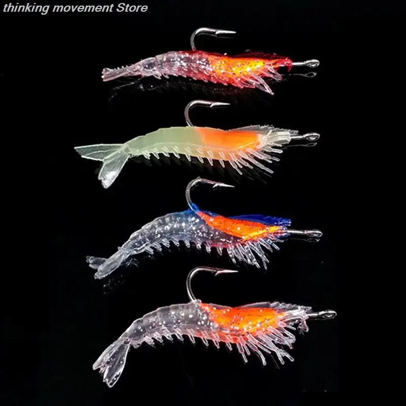 

Новинка, 1 шт./упаковка, 6 см, 3g, светящаяся искусственная мягкая рыболовная приманка, приманка для ловли окуня, морская Рыболовная Снасть