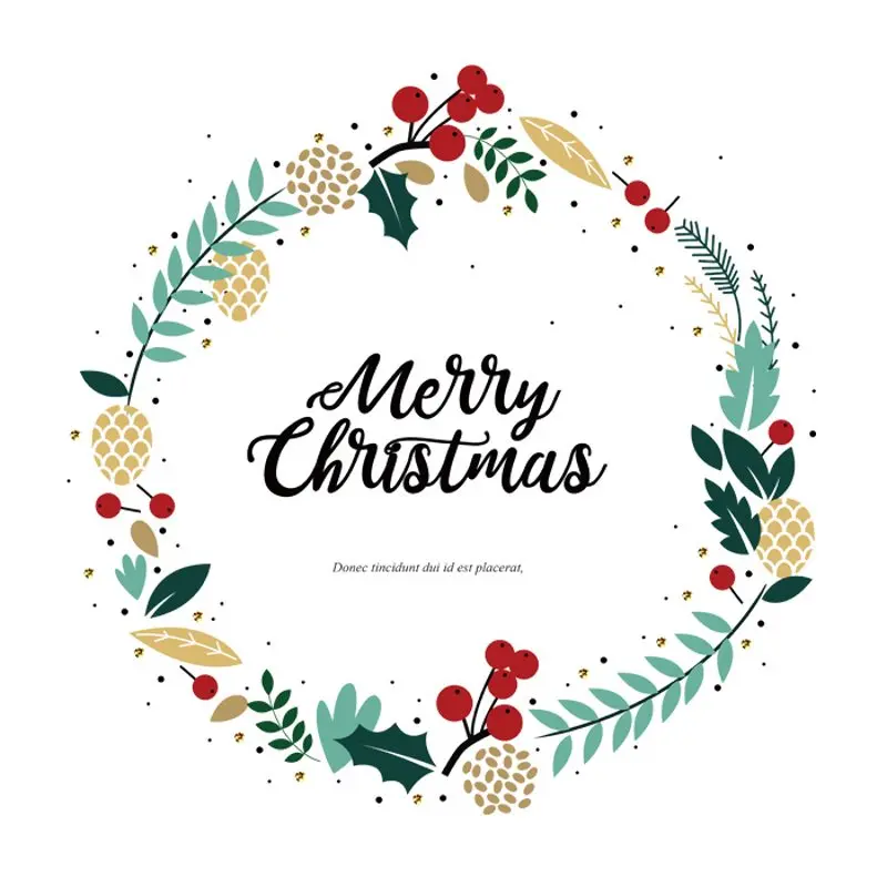 

20x20cm Wreath Flower Iron On Patches For DIY Heat Transfer Clothes T-Shirt Thermal Stickers Decoration Printing