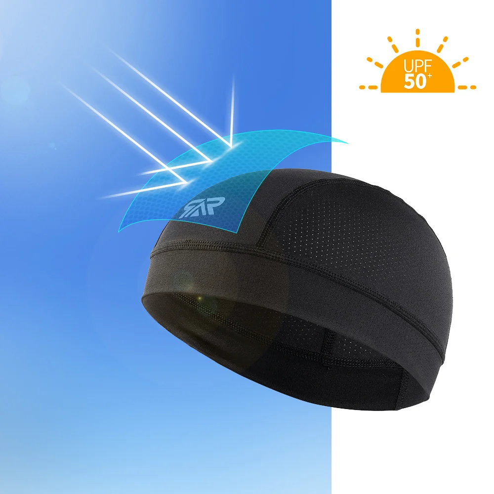 Cooling Cycling Caps Outdoor Motorcycle Running Bike Hat Helmet Lining Quick Dry Breathable Sun protection  Anti-Sweat Inner Cap