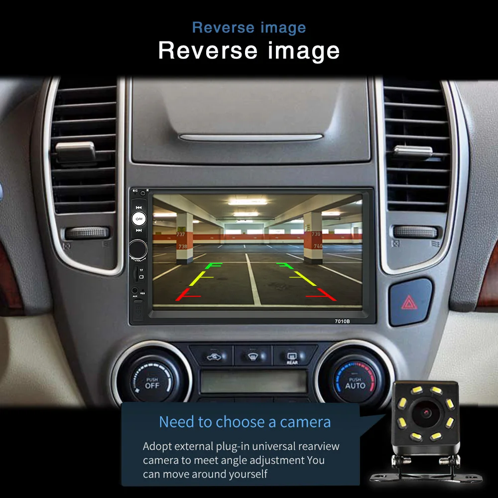 Фото Автомагнитола CarPlay, мультимедийный плеер на Android, с 7 