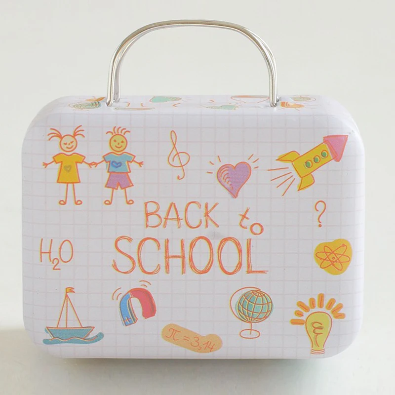 Жестяная мини-коробка в стиле ретро с отделением для хранения - купить по