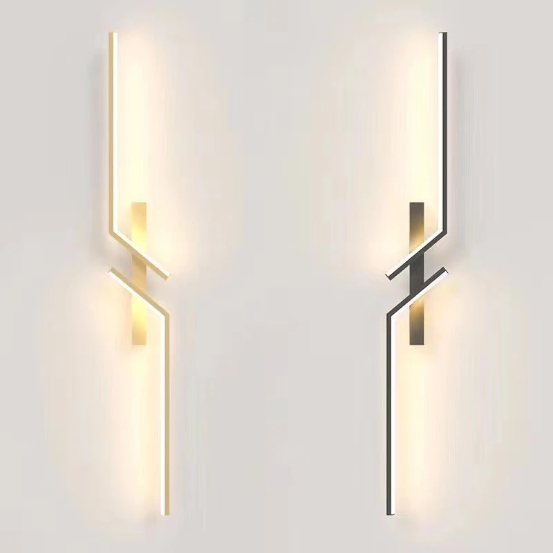 

Modern Simple Long Wall Lamps for Living Room Decoration Stairs Interior Lighting Home Decor TV Wall Sconces Light Fixtures