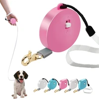 dog leash 2m retractable automatic extending pet nylon leash dog walking leads for cats puppy small dogs chihuahua yorkshire