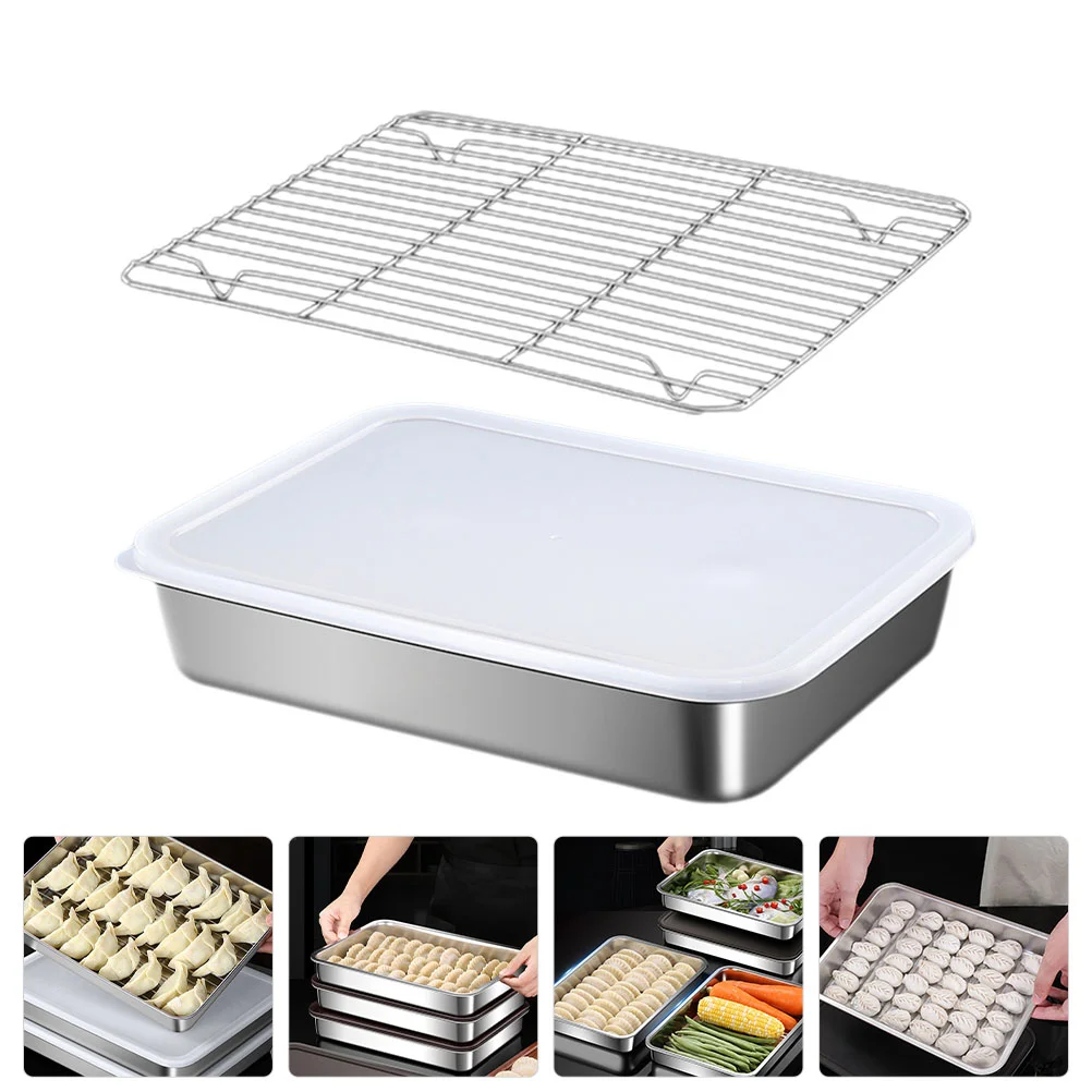 

Boxstorage Dumplings Fridge Organizer Container Freezer Dumpling Containers Tray Wonton Kitchen Refrigerator Vegetable Serving