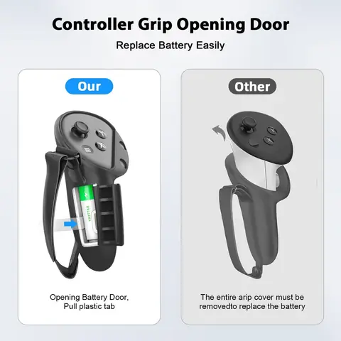 Силиконовый чехол VRKOOBI для контроллеров Meta Quest 3/3S