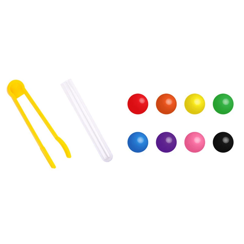 

Пробирка с зажимами, игрушка для детей, развивающая игрушка для тренировок с мелким мотором