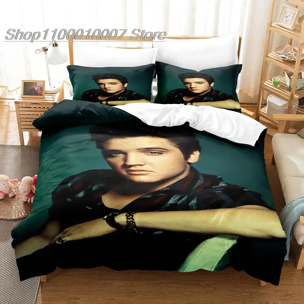 

3D Elvis Presley Sets Duvet Cover Set With Pillowcase Twin Full Queen King Bedclothes Bed Linen