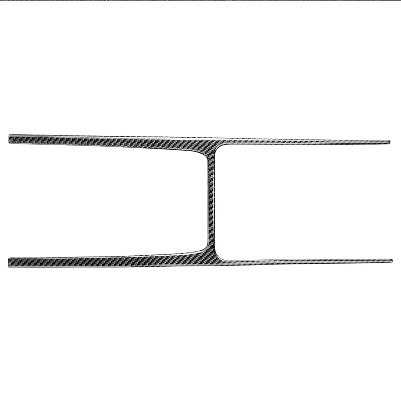 

For Jaguar F-PACE XE XF 2016-2020 Accessories Carbon Fiber Center Console Armrest Frame H Trim Interior Sticker