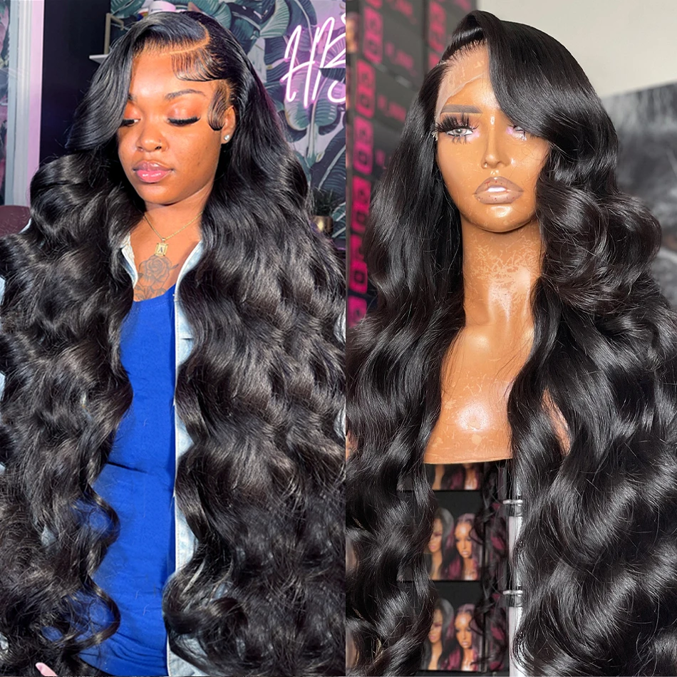 13x4 Body Wave Lace Front Wig Human Hair Wigs Glueless Ready to Wear Hd Transparent Lace Loose Deep Wave Frontal Wig For Women