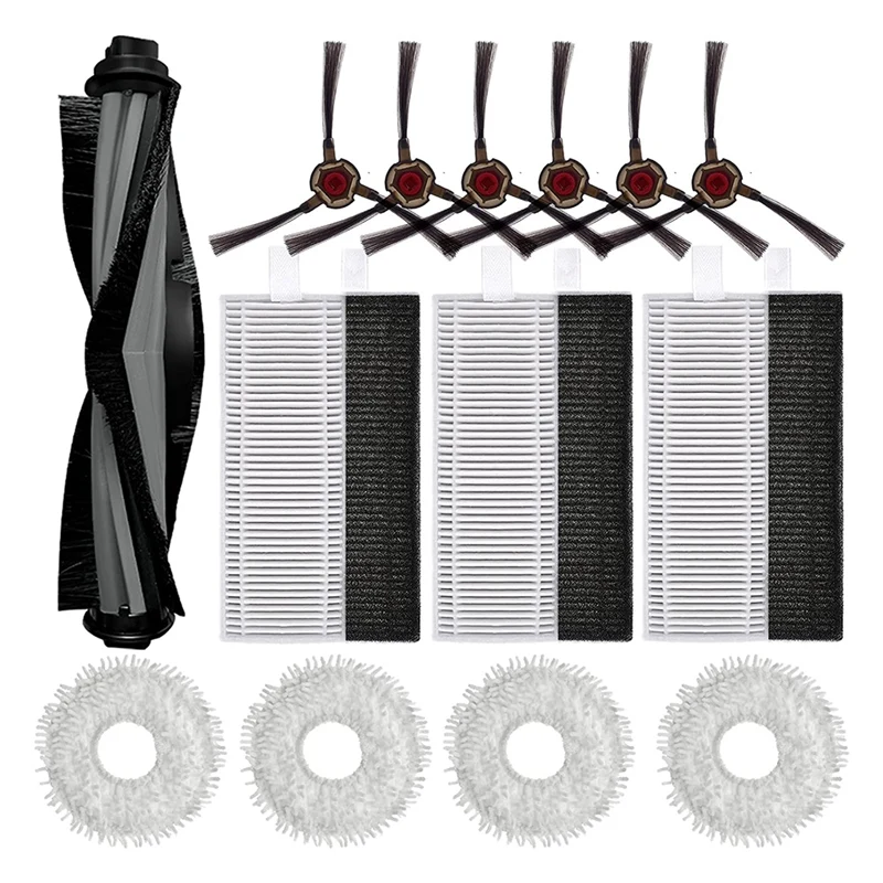 

14Pcs Vacuum Cleaner Accessories Kit For Ecovacs DEEBOT N9+ Yeedi K10 Yeedi Mop Station Self-Cleaning Robot