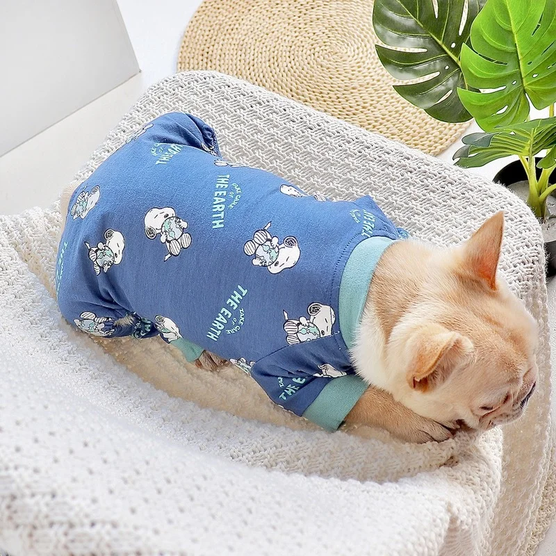 

Autumn New Pet Clothes Fashion Thin Cotton Four-legged Sweater Schnauzer French Bulldog Bichon Corgi Puppy Clothes Dog Supplies