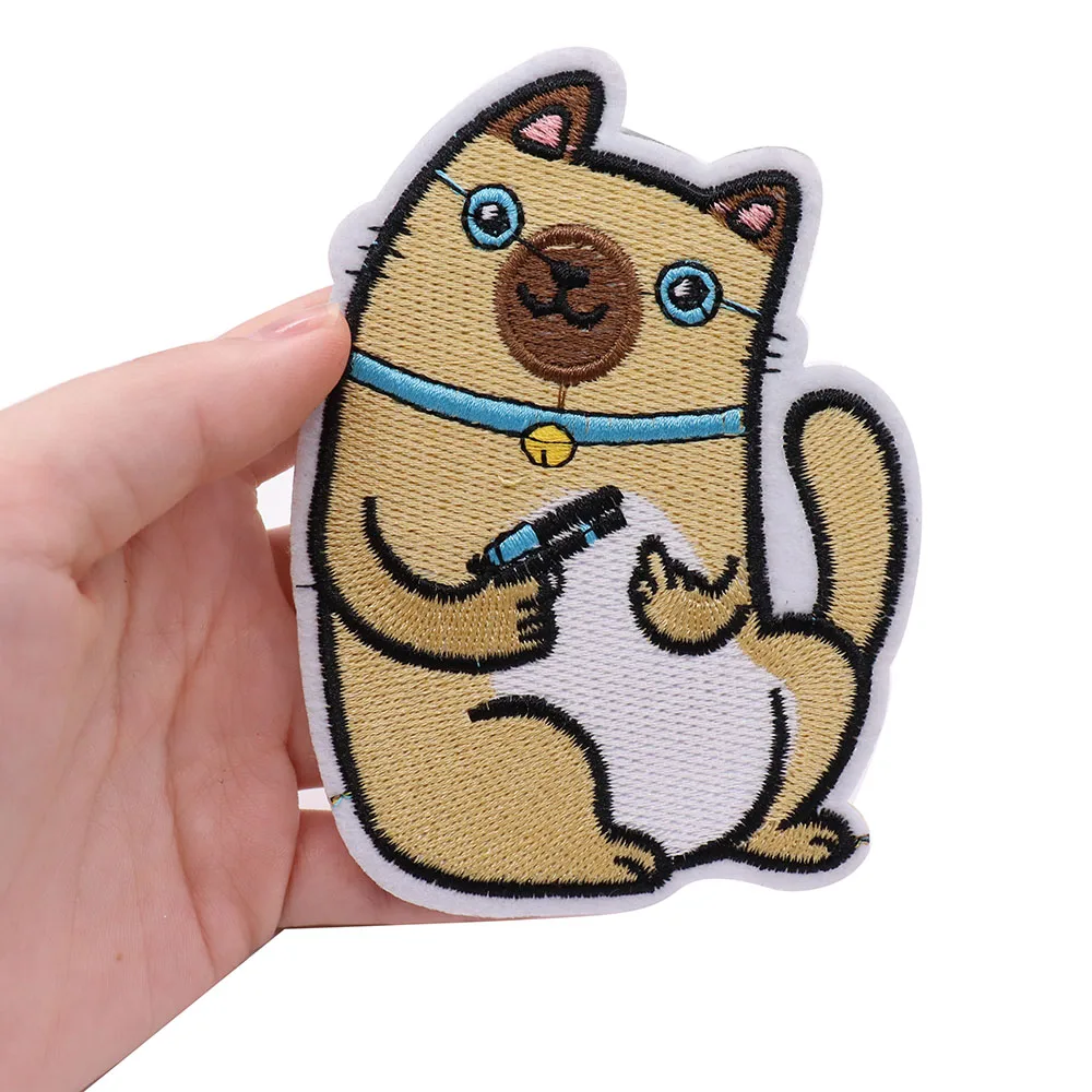 1 шт. патчи для скейтборда с принтом облака нот молния глаза кошки башни обувь дым