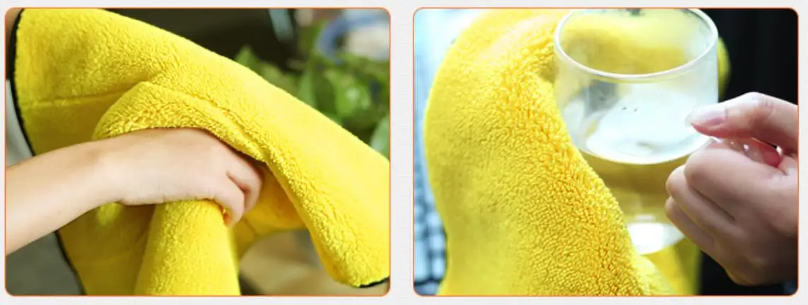 Инструмент для чистки автомобиля полотенце с повышенной впитывающей