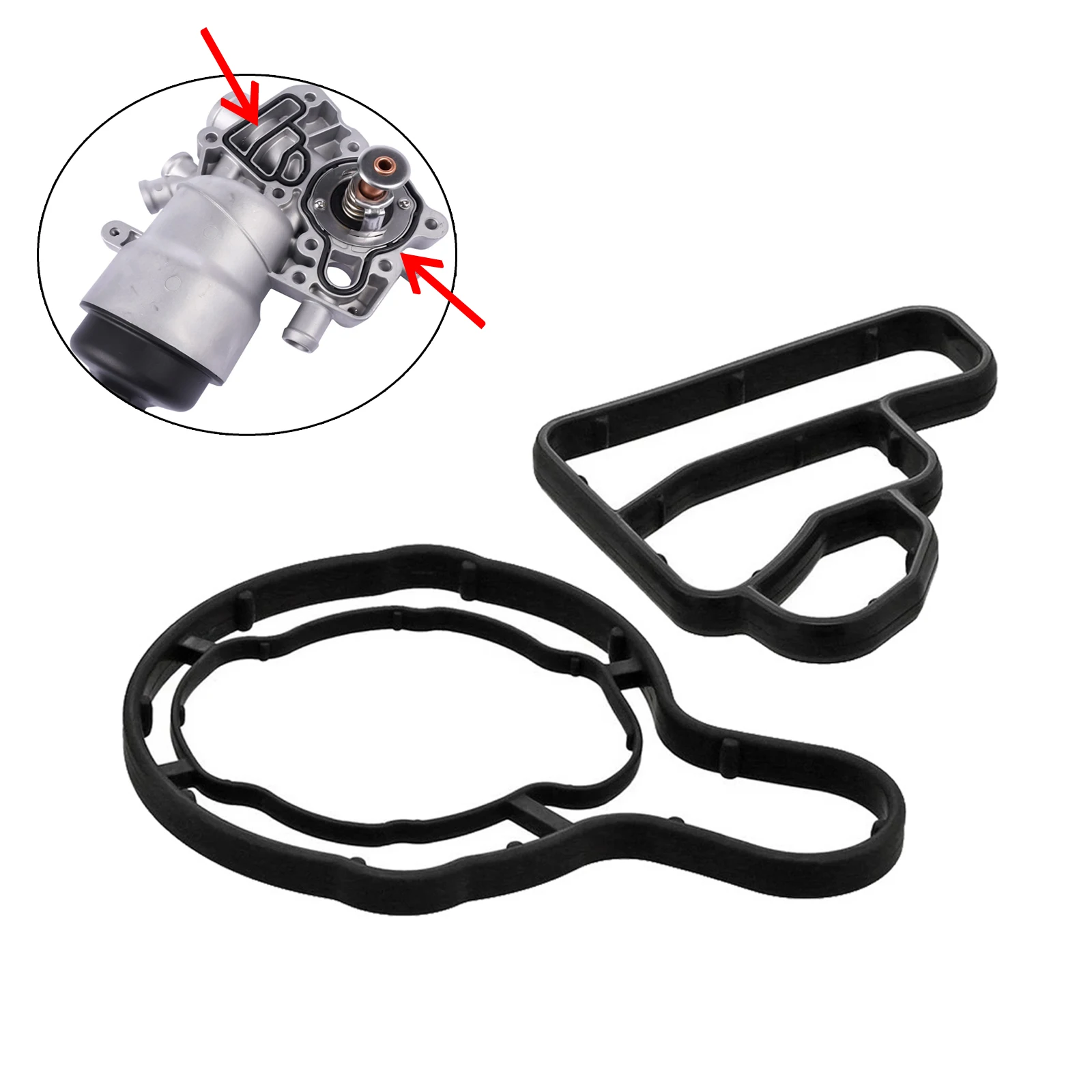 

Уплотнение корпуса масляного фильтра 059115389K 77018900 2 шт. Замена для A4 для A5 для A6 для A8 3 0 Совместимость с двигателем