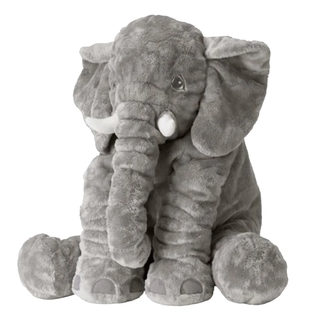 

1PC Cartoon Elephant Plush Toy Household Bolster Lovely Elephant Bolster Toy for Home Hotel Dorm Store