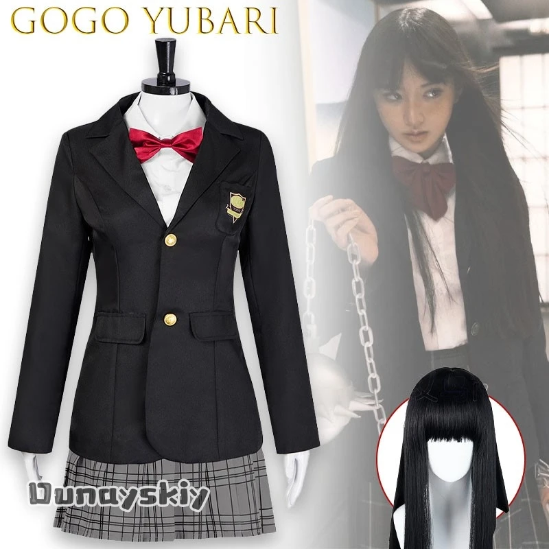 Фото Костюм для косплея Bill Gogo Yubari: школьная форма, аниме, готика, лолита, готический кот, с вырезом халтер, темный, новый №2
