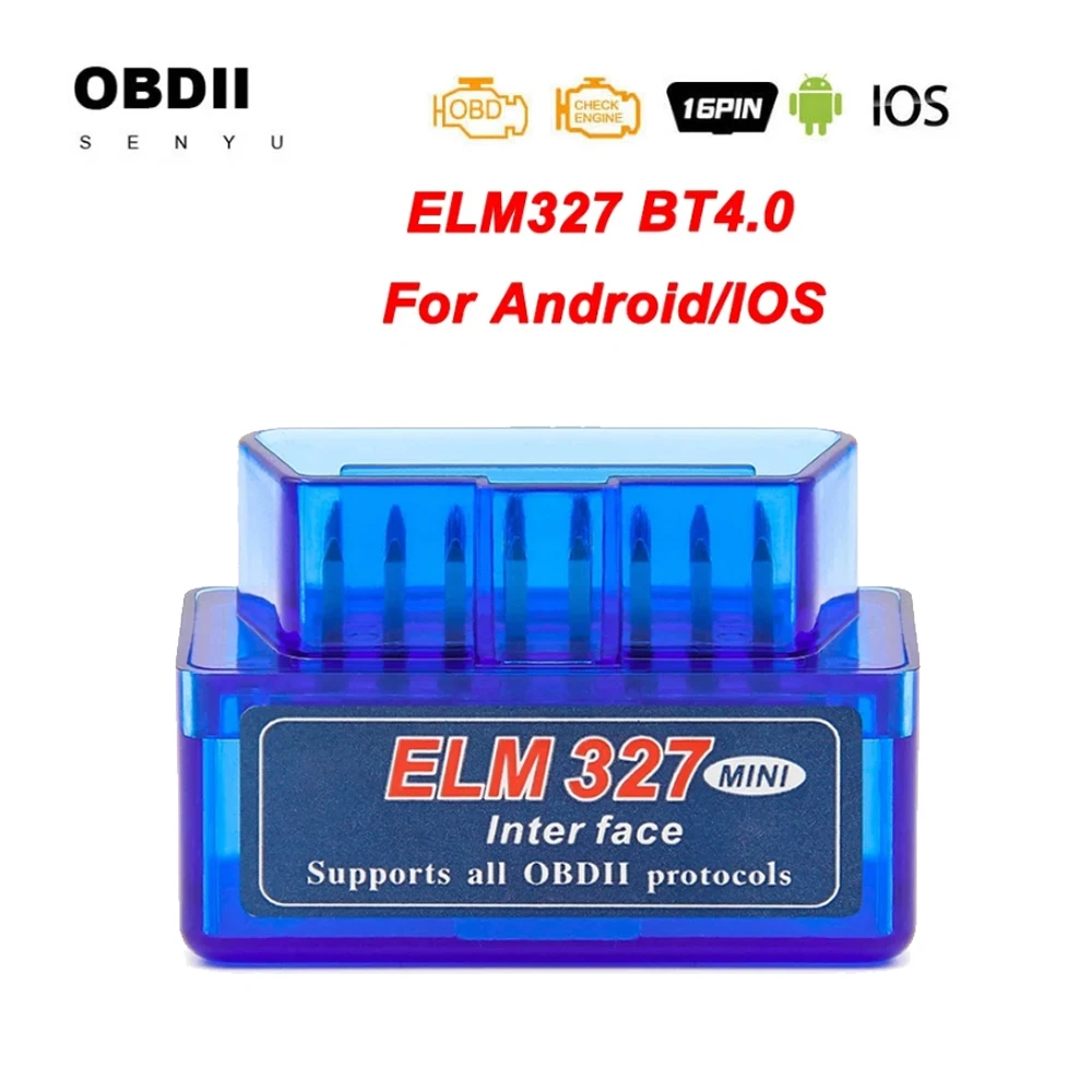 

OBD2 сканер ELM327 Bluetooth V2.1 OBDII Автомобильный диагностический сканер ELM 327 Bluetooth OBD 2 для Android Считыватель кодов диагностические инструменты
