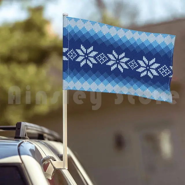 Сувенирные флажки в машину