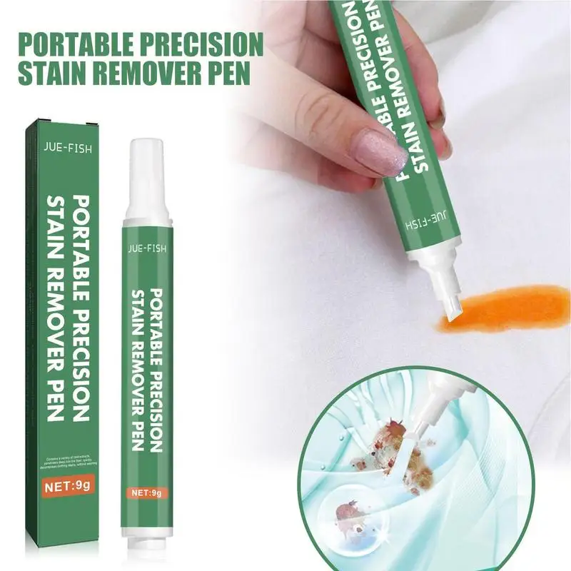 

Stain Remover Pen Portable Fabric Decontamination Pen Cleaning Detergent Clothes Grease Stain Removal Cloth Pen Cleaning Stick