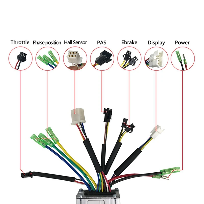KT-15A Kit 36V48V 250W для электровелосипеда комплект преобразования двигателя с дисплеем