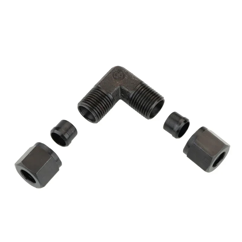 Колено 90 градусов 6 8 10 12 14 15 16 18 20 22 25 28 мм трубка с одним наконечником