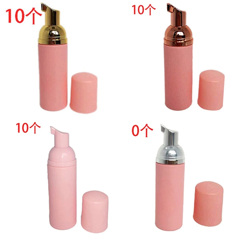 

10PCS Plastic Foaming Bottle Soap Mousses Liquid Dispenser Froth Shampoo Lotion Bottling Foam Bottles 60ML