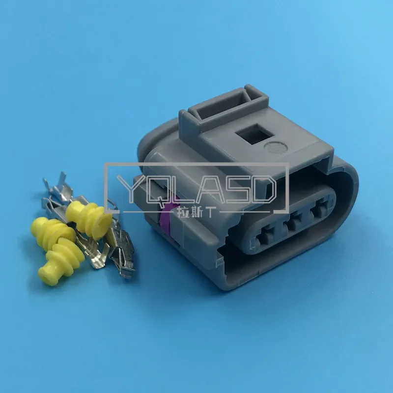 

1 комплект, 3-ходовой 3,5 мм автомобильный противотуманный фонарь, разъем датчика коленчатого вала, разъем переменного тока в сборе для VW 1J 09737236 1J 0973723 Г