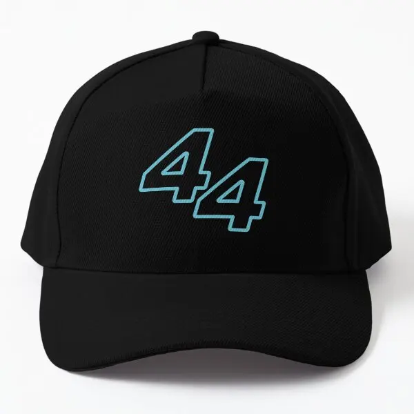 

44 Driver Number Light Blue Black Bg Baseball Cap Hat Fish Solid Color Casquette Mens Women Czapka Bonnet Printed Snapback