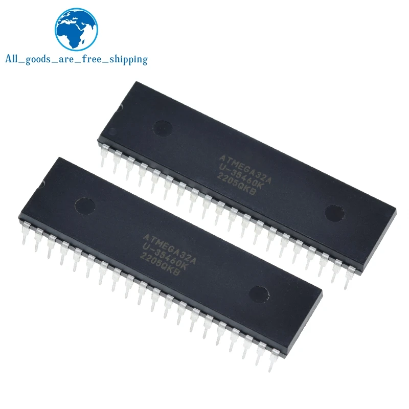TZT ATMEGA32A-PU DIP ATMEL ATMEGA32A ATMEGA32 DIP40 программируемая вспышка | Электронные компоненты и