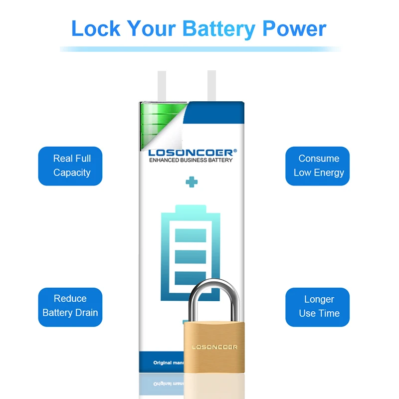 Аккумулятор LOSONCOER 3500mAh 706090 076090 |