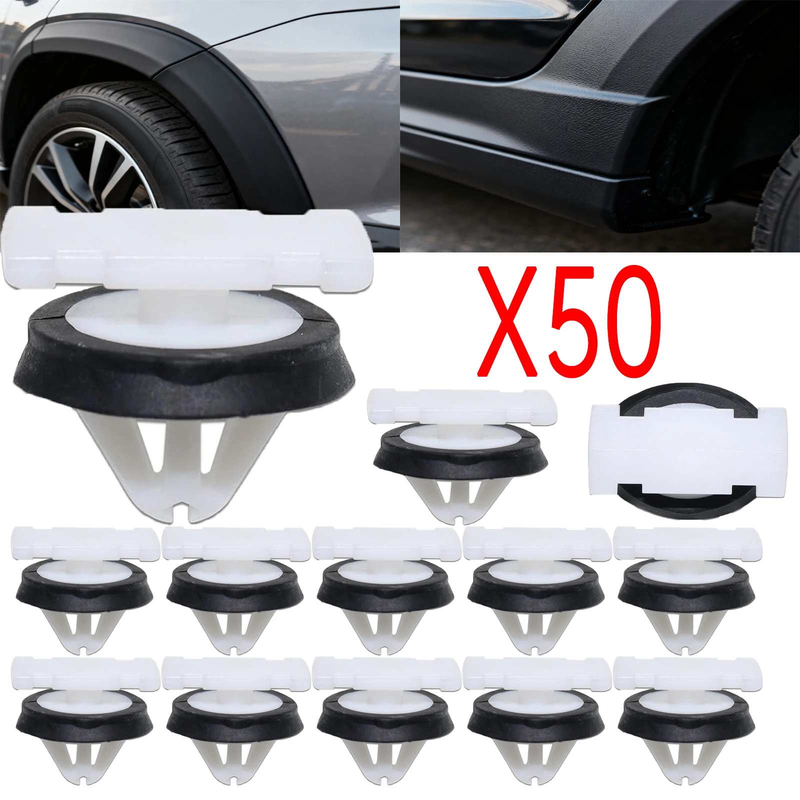 

10-50X зажим для молдинга крыльев автомобиля 11547581 для GM Chevrolet Buick Cadillac GMC CT6 XT5 XTS Cruze Equinox Impala