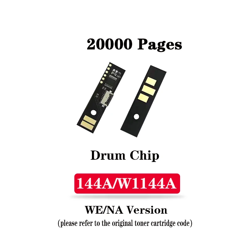 

20K Pages WE/NA Version 144A/W1144A Drum Chip for HP Neverstop Laser 1000n/1001nw/MFP 1200nw/1202w/1202nw