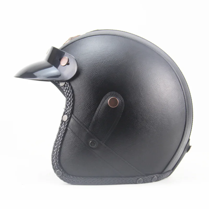 Мотоциклетный шлем для взрослых в стиле ретро |