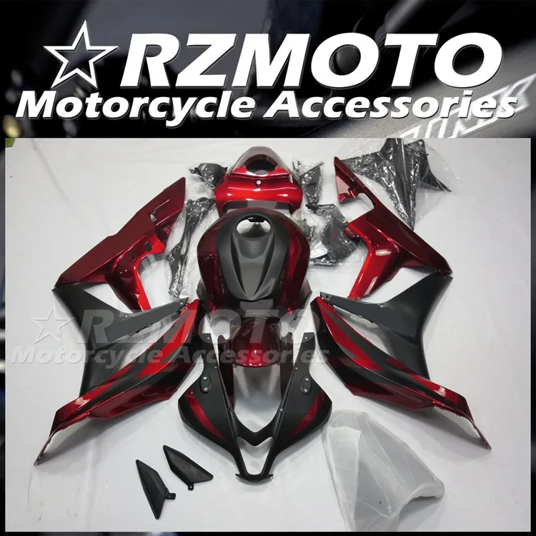

Injection Mold New ABS Whole Fairings Kit Fit for HONDA CBR600RR F5 2007 2008 07 08 Bodywork Set Red Black Matte