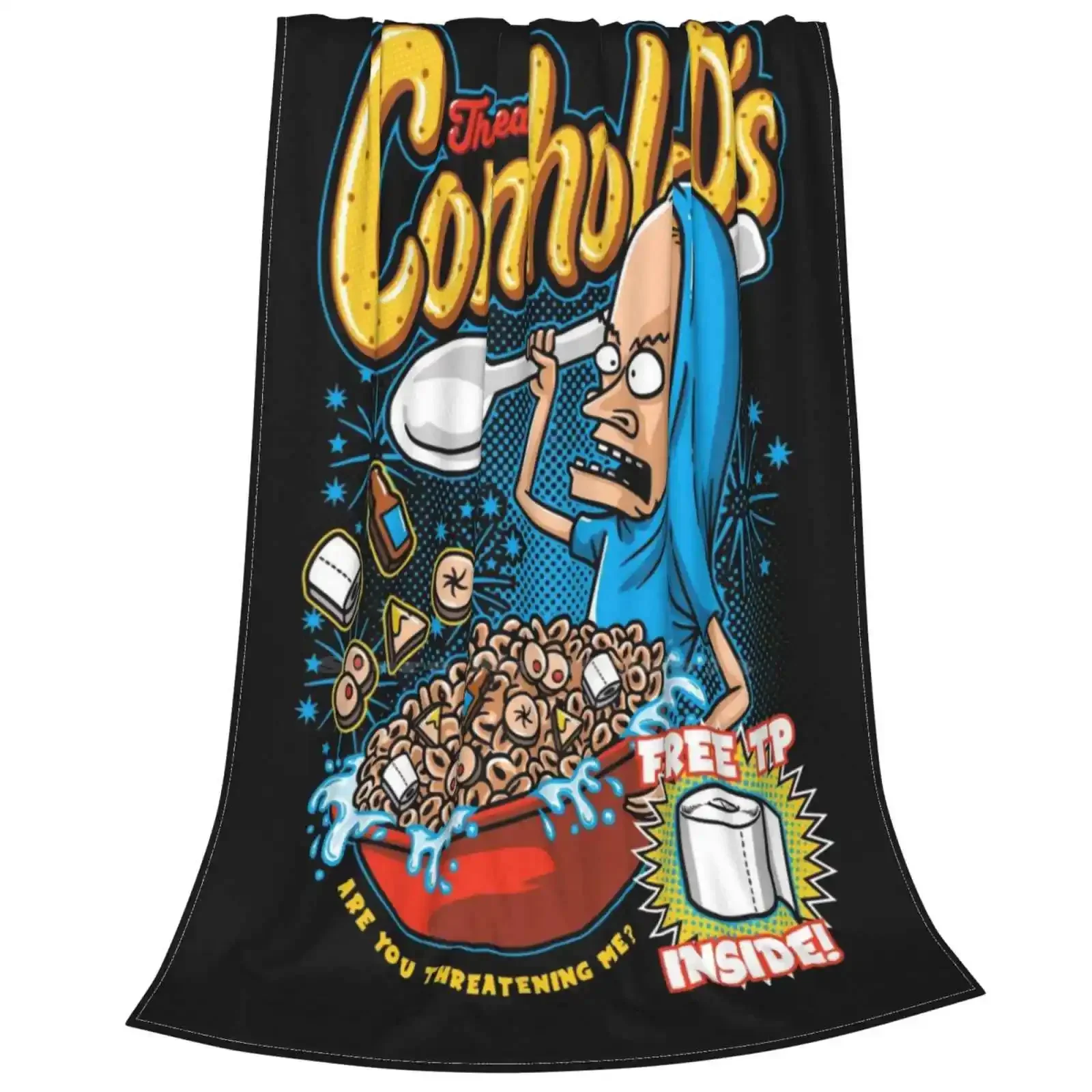 Супер Теплое Коралловое Флисовое Одеяло С Принтом Beavis &amp Butthead Портативное Для